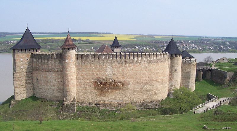 Citadelle de Hotin, aujourd'hui en Ukraine